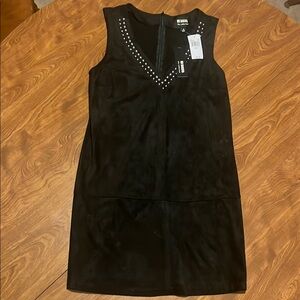 BB Dakota Black Sleeveless Sheath Mini Dress